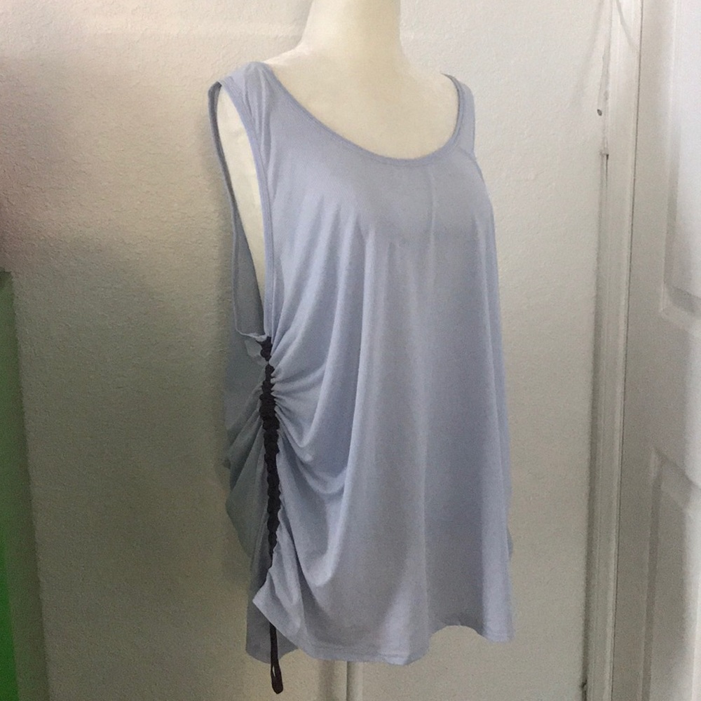 Fabletics Cashel side Cinch Tank pastel blue
